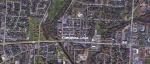 A map of Gahanna Ohio, an area where the Appliance Man can service